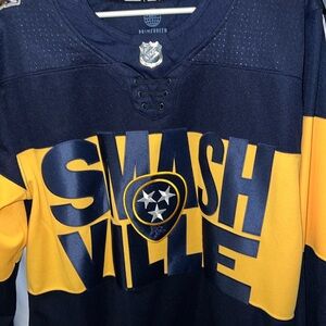 Nashville Preds (stadium series) hockey jersey men’s 52 Large adidas EUC